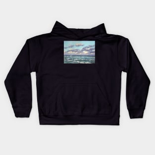 Sunset at Middle Rock Beach Kids Hoodie